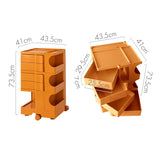 ArtissIn 5-Tier Replica Boby Trolley Orange – Stylish Storage Cart | King of Knives e-store