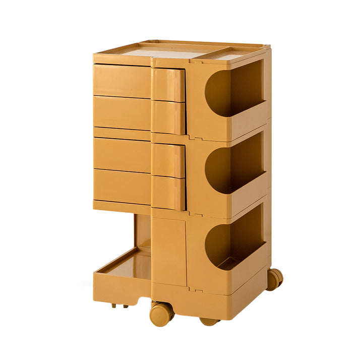 ArtissIn 5-Tier Replica Boby Trolley Yellow – Stylish Storage Cart | King of Knives e-store