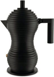 Alessi Pulcina Espresso Coffee Maker, Black - 6 Cup