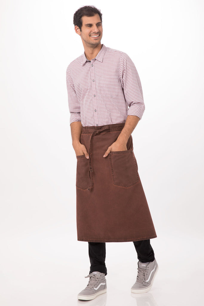 Chef Works Dorset Bistro Apron- Rust