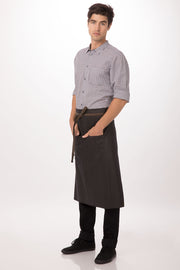 Chef Works Boulder Bistro Apron- Brown Black