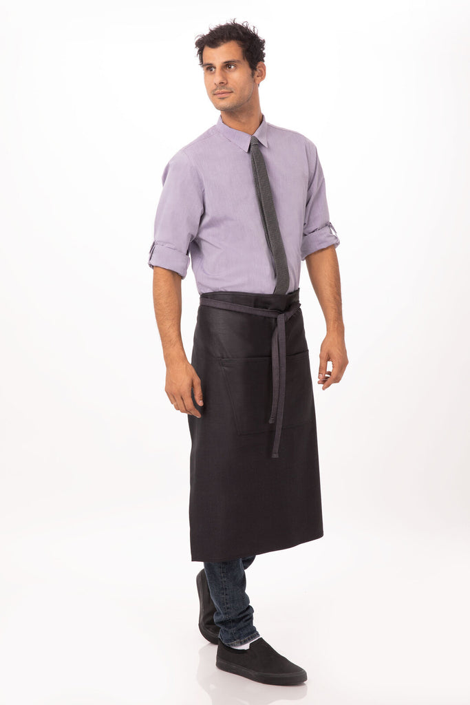 Chef Works Boulder Bistro Apron- Purple Black