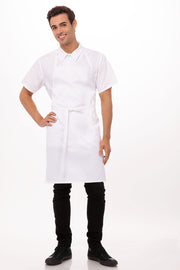 Chef Works Bib Apron- White