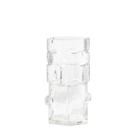 Areaware Hex Vase - Clear
