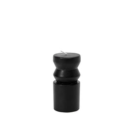 Areaware Totem Candle Black Small
