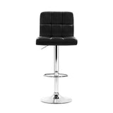 Artiss 4x Black Leather Gas Lift Bar Stools with Armrests | King of Knives e-store
