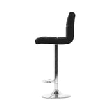Artiss 4x Black Leather Gas Lift Bar Stools with Armrests | King of Knives e-store