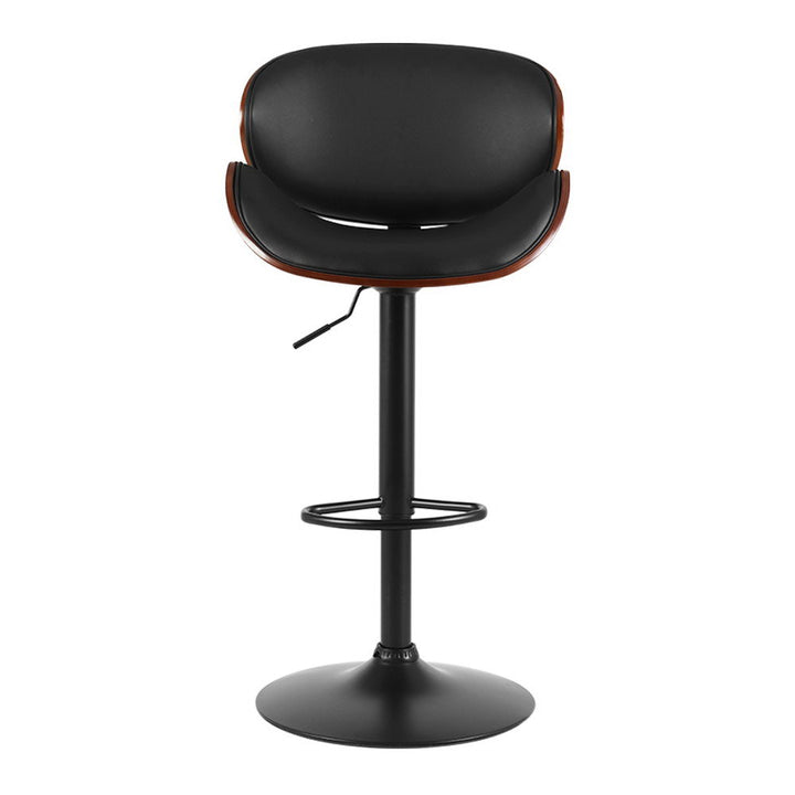 Artiss Joyce Bar Stool – Black PU Leather Gas Lift Swivel Seat | King of Knives e-store