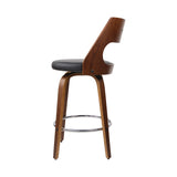 Artiss 4x Swivel Leather Bar Stools 76cm – Black PU Seat | King of Knives e-store