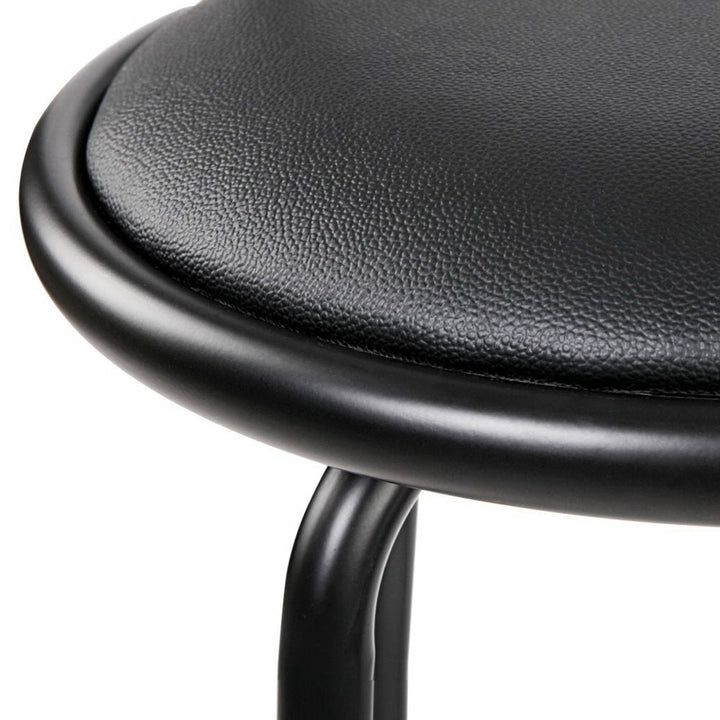 Artiss 4x Swivel PU Leather Bar Stools with Curved Backrest