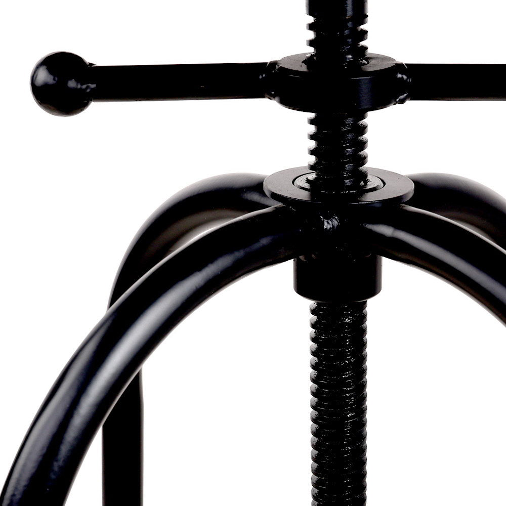 Artiss 2x Adjustable Wood Bar Stools with Swivel Seats | King of Knives e-store