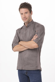 Chef Works Hartford Chef Jacket- Graphite Grey