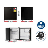 Devanti Bar Fridge 48L - Black