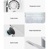 Devanti 95L Bar Fridge White | King of Knives Australia