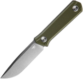 Bestech Knives Hedron Fixed Blade Green