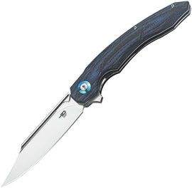 Bestech Knives Fanga Linerlock Blue G10
