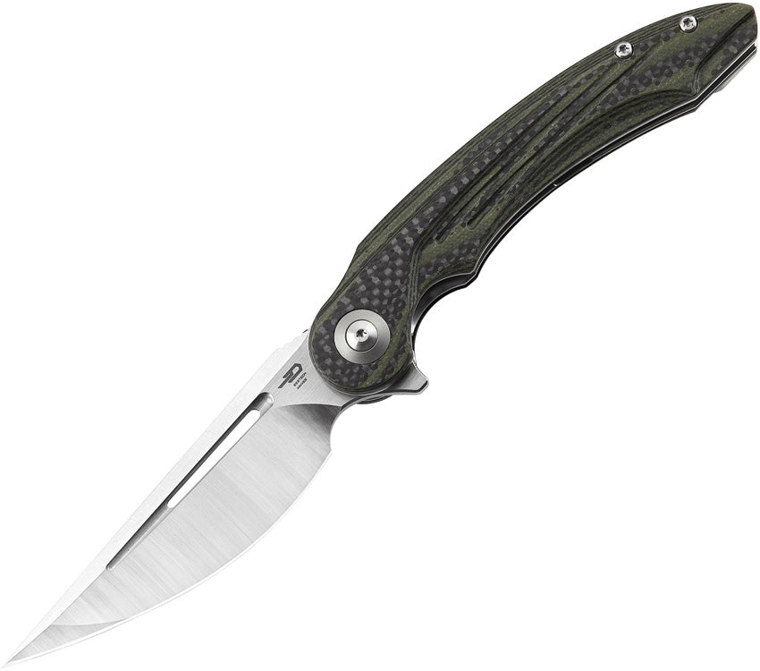 Bestech Knives Irida Linerlock CF/G10 Green