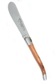 Laguiole En Aubrac Pate/Butter Knife - Juniper Wood