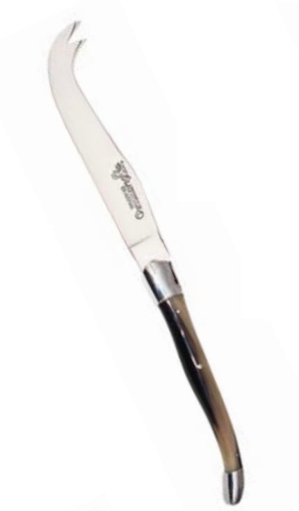 Laguiole En Aubrac Forged Cheese Knife - Solid Horn