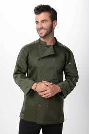 Chef Works Mens Mojave Chef Jacket - Green