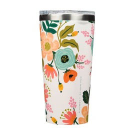 Corkcicle Rifle Paper Tumbler 475ml - Cream Lively Floral