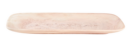Nashi Classic Large long plate 54 x 25 x3.5 - Blush Swirl