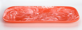 Nashi Classic Large long plate 54 x 25 x3.5 - Apricot Swirl