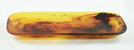 Nashi Classic Large long plate 54 x 25 x3.5 - Tortoise Swirl