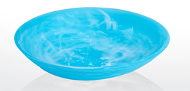 Table Top Dinnerware - Nashi Everyday Bowl Medium Aqua Swirl | Nashi Home Homeware | King of Knives