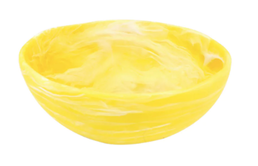 Nashi Classic Wave Bowl Medium - Yellow Swirl