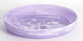 Nashi Signature Round Platter Medium - Lavender Swirl