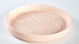 Nashi Signature Round Platter Small - Blush Swirl
