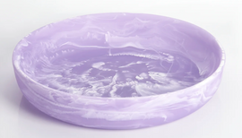 Nashi Signature Round Platter Small - Lavende Swirl