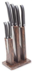 Laguiole En Aubrac 6pc Chef's Knife Set Paperstone with Wooden Block