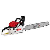 Giantz 62cc Chainsaw Petrol Commercial 24" Bar E-Start Tree Chain Saw 5.2HP