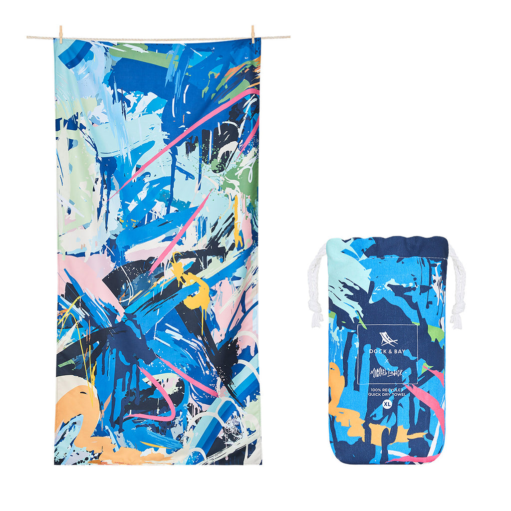 Dock & Bay Beach Towel Michael Black Collection - My Muse