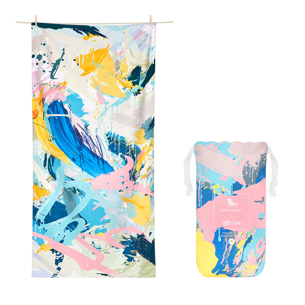 Dock & Bay Beach Towel Michael Black Collection - Nothing Better