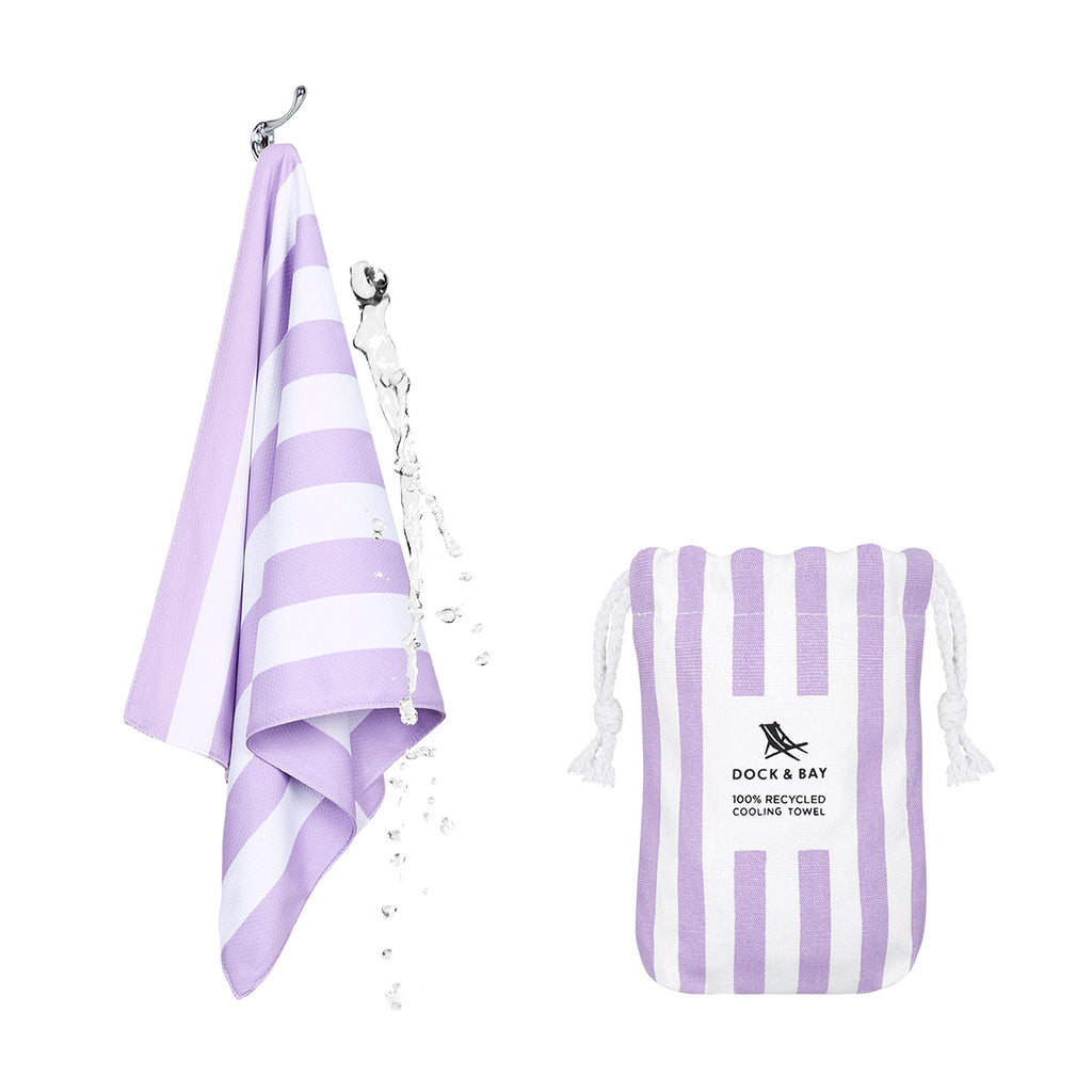 Dock & Bay Cooling Towel Cabana Collection - Lombok Lilac