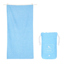 Dock & Bay Fitness Towel Essential Collection L - Lagoon Blue