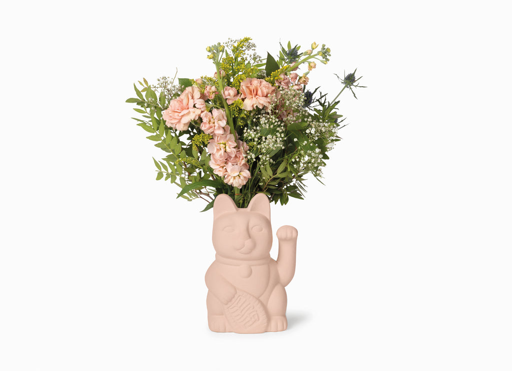 DOIY Neko Vase Apricot