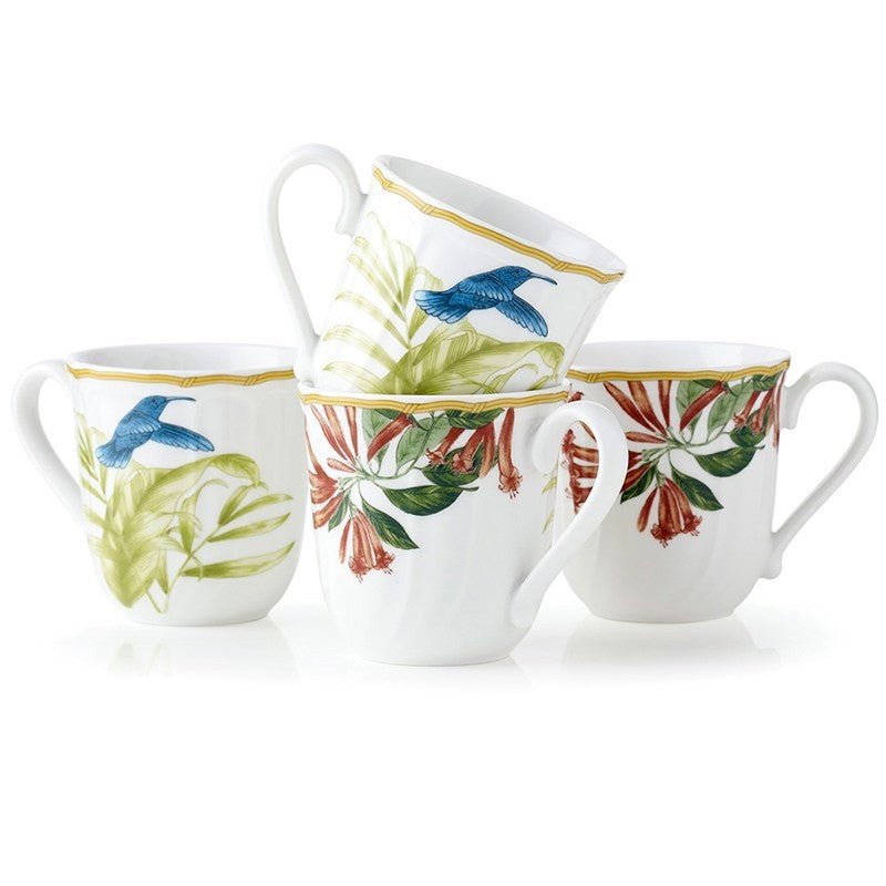Noritake Hummingbird Meadow-Mug Set of 4
