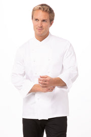 Chef Works Milan Premium Cotton Chef Jacket- White