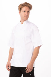 Chef Works Capri Premium Cotton Chef Jacket- White