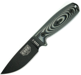 ESEE Model 3 3D Fixed Blade Black