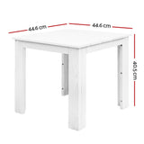 Gardeon Outdoor Side Beach Table - White