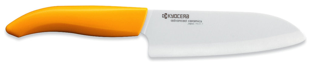 Kyocera Santoku Knife 14cm Blade - Yellow