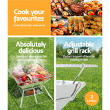 Grillz 2-in-1 Portable Camping Fire Pit Barbecue | Outdoor | King of Knives Australia