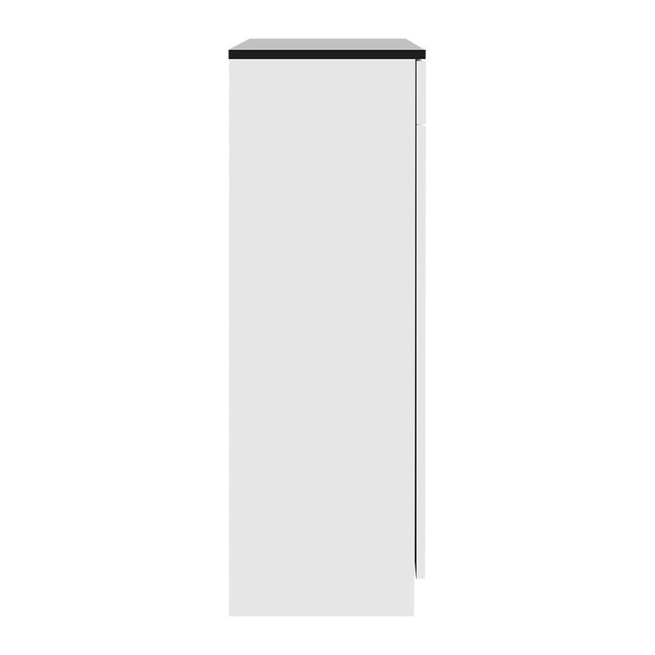 Artiss White Shoe Cabinet – High Gloss Storage Organiser | King of Knives e-store