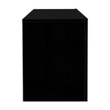 Artiss Entertainment Unit TV Cabinet LED 130cm Black Elo