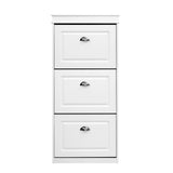 Artiss Shoe Cabinet 18 Pairs 3-tier White Sena